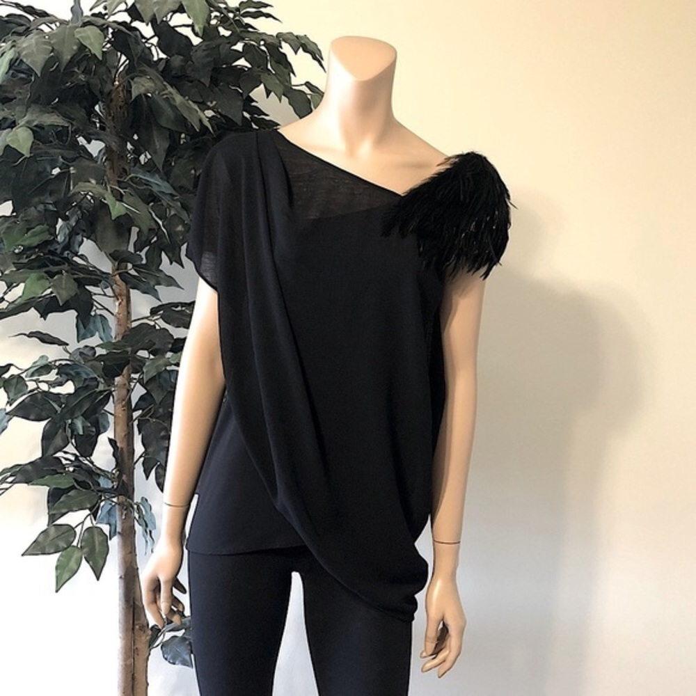 NWT Kate Spade Off The Shoulder Feather Blouse ~ Size: 0